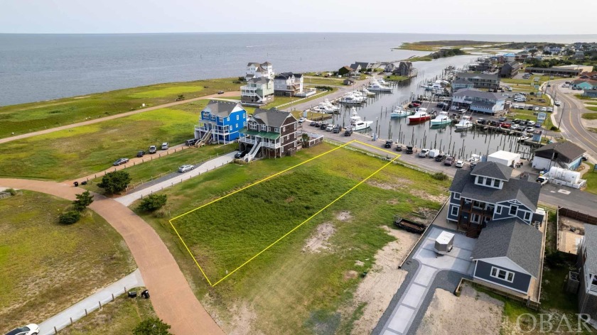 Amazing building site looking over Hatteras Harbor Marina and - Beach Lot for sale in Hatteras Island, North Carolina on Beachhouse.com