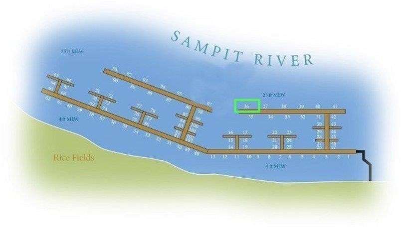 45 foot Boat Slip #36 in Friendfield Marina.  Fresh water at the - Beach Other for sale in Georgetown, South Carolina on Beachhouse.com