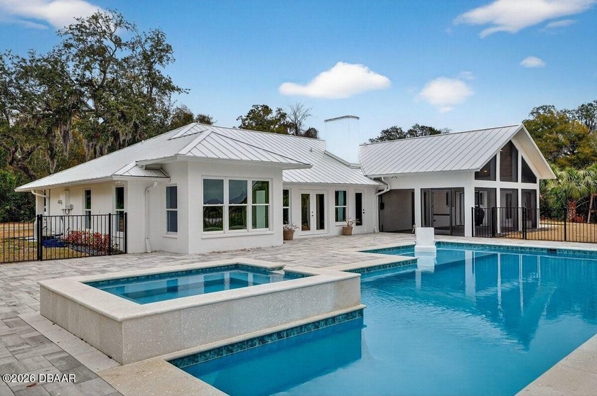 Elevated Spruce Creek Waterfront Estate | 2.28 Acres | 200' - Beach Home for sale in Port Orange, Florida on Beachhouse.com