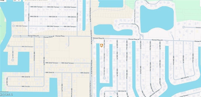 Gulf access triple lot with western exposure. New seawall. Nice - Beach Lot for sale in Cape Coral, Florida on Beachhouse.com