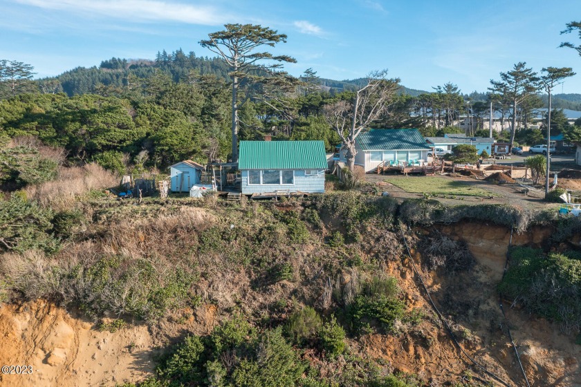 This lot has beautiful panoramic views of the ocean. Home has - Beach Home for sale in Newport, Oregon on Beachhouse.com