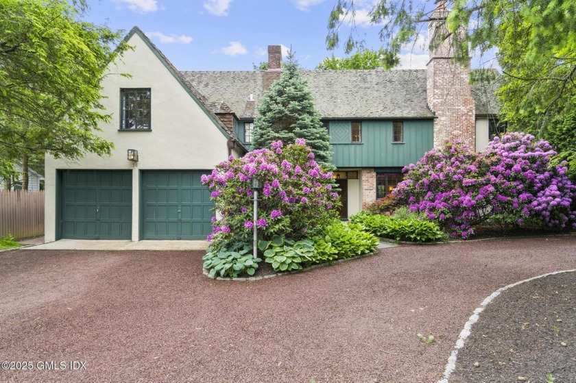 A French Normandy Tudor home situated on a private peninsula - Beach Home for sale in Stamford, Connecticut on Beachhouse.com