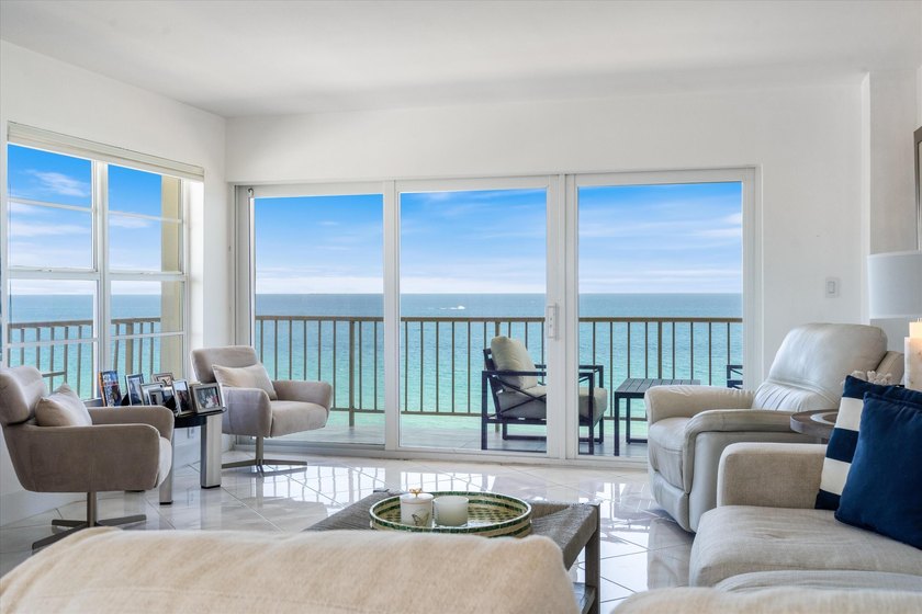 Endless and awe-inspiring ocean and intracoastal views from this - Beach Condo for sale in Hillsboro Beach, Florida on Beachhouse.com