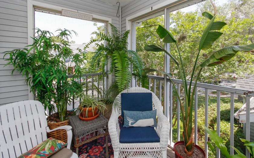 Enjoy The Outdoors On This Beautiful Screened Lanai Located On - Beach Condo for sale in St Augustine, Florida on Beachhouse.com