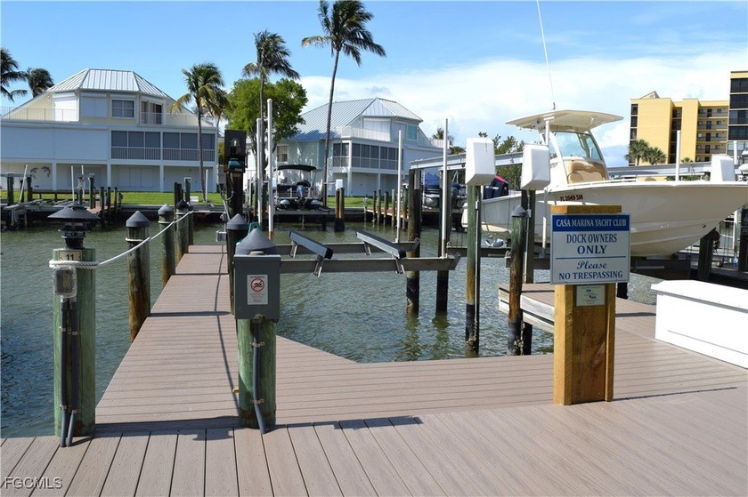 Part of the Casa Marina Yacht Club association, this dock is - Beach Lot for sale in Fort Myers Beach, Florida on Beachhouse.com