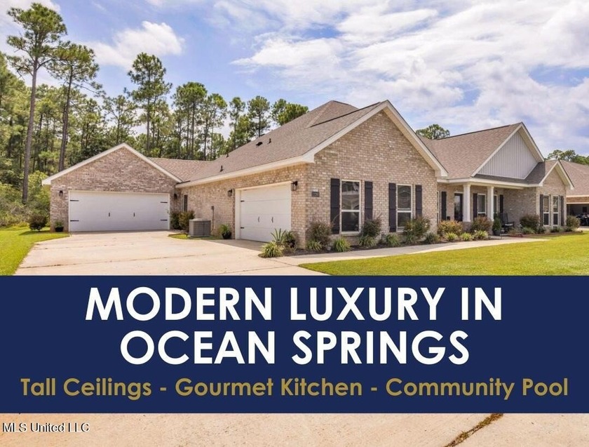 Step into style and comfort with this 3-year-old ''Kingston'' - Beach Home for sale in Ocean Springs, Mississippi on Beachhouse.com