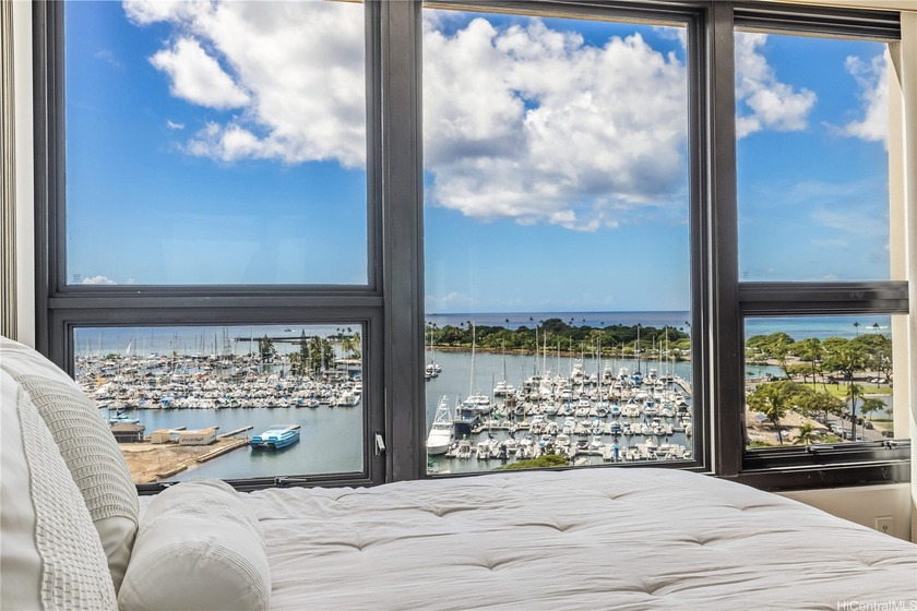 Welcome to your stunning 2-bedroom corner unit at Yacht Harbor - Beach Condo for sale in Honolulu, Hawaii on Beachhouse.com