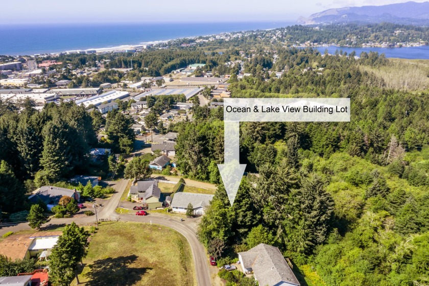 Large 0.21 acre homesite with OCEAN & LAKE VIEWS. Suitable to - Beach Lot for sale in Lincoln City, Oregon on Beachhouse.com
