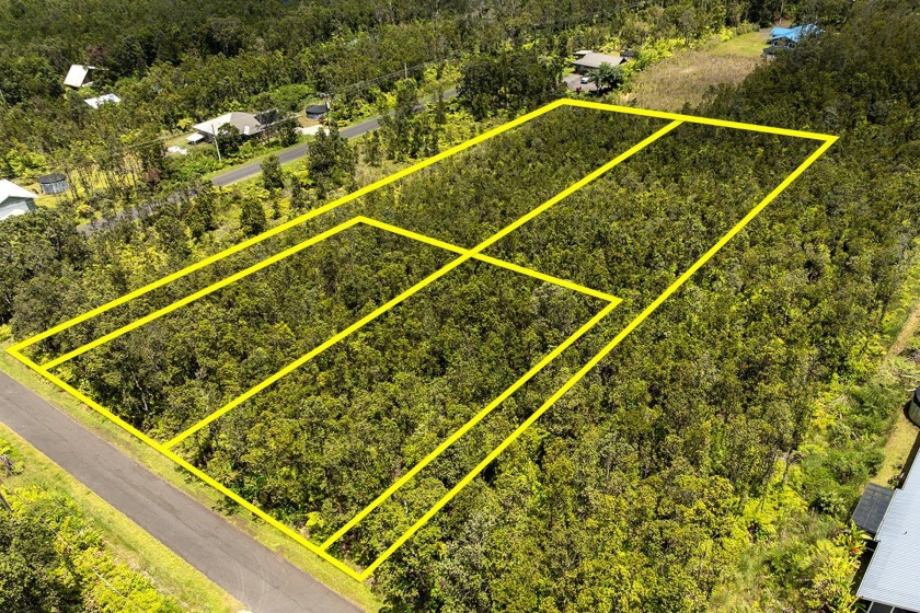Four beautiful adjacent wooded lots on paved road just one block - Beach Lot for sale in Volcano, Hawaii on Beachhouse.com