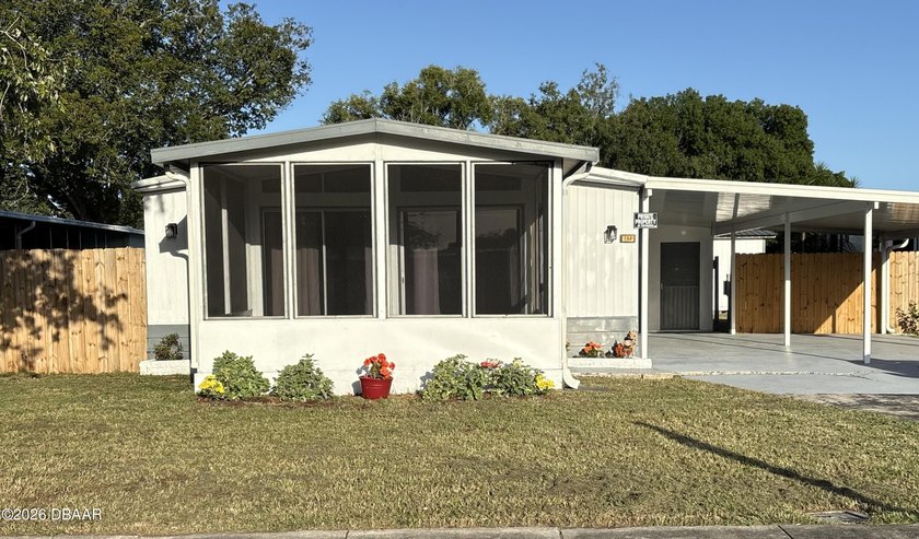 No HOA and NO lot rent! You own the land! This 2 bedroom, 2 - Beach Home for sale in Port Orange, Florida on Beachhouse.com