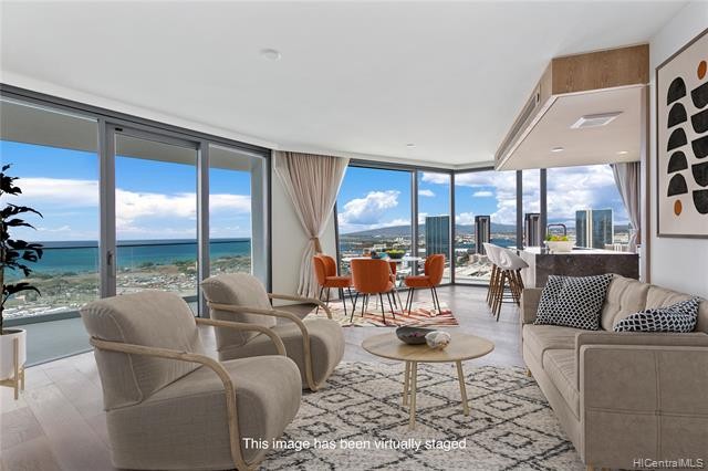 Newly completed direct ocean view unit 2701 located on Victoria - Beach Condo for sale in Honolulu, Hawaii on Beachhouse.com