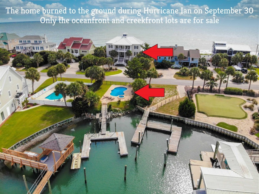 Extremely rare opportunity to purchase an oceanfront lot which - Beach Lot for sale in Garden City Beach, South Carolina on Beachhouse.com