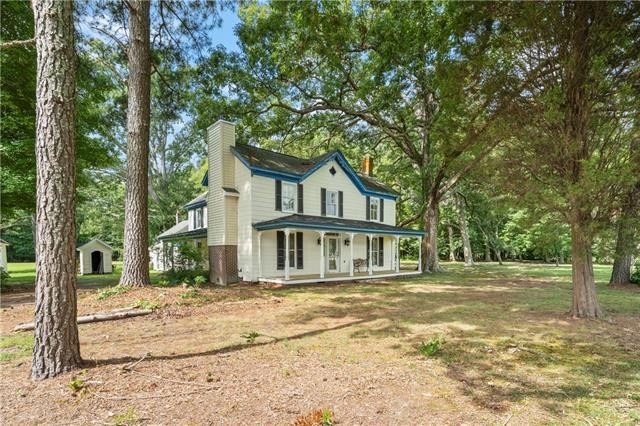 Charming Country Farmhouse on 19.9 acrese and Enjoy the Best of - Beach Home for sale in Hallieford, Virginia on Beachhouse.com