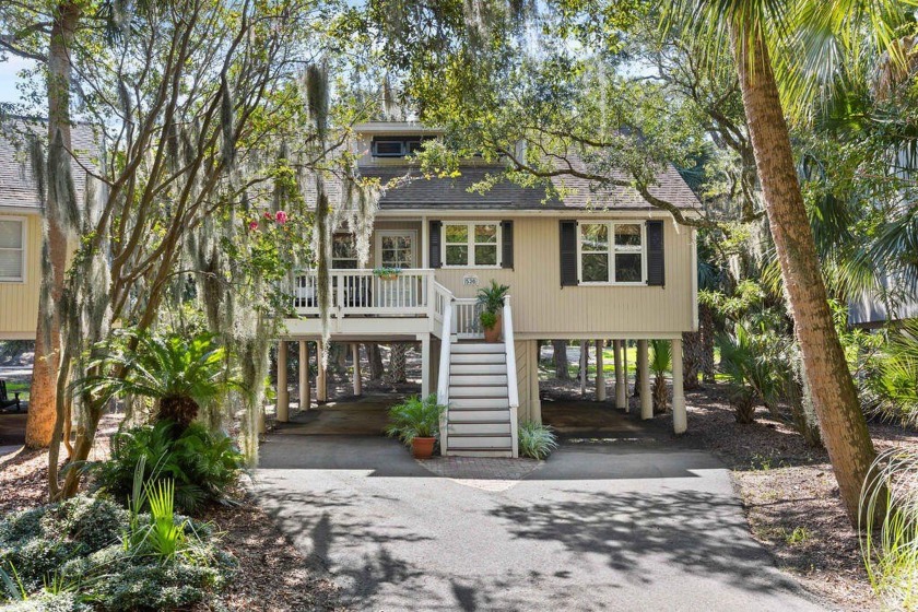 Nestled beneath the island's moss-draped live oaks and palms - Beach Home for sale in Seabrook Island, South Carolina on Beachhouse.com