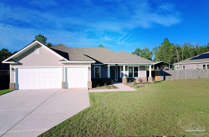 Brand New all brick Craftsman Style Home with a 3 Car Garage in - Beach Home for sale in Milton, Florida on Beachhouse.com