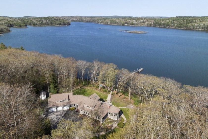 A private retreat in a tranquil setting, this 4+ bedroom, 4 - Beach Home for sale in Boothbay, Maine on Beachhouse.com