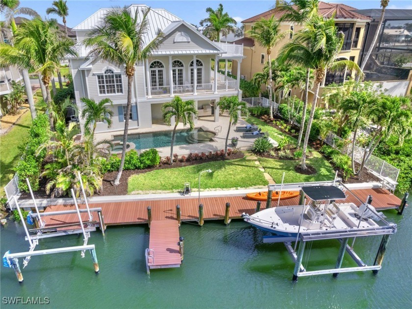 Must-see gulf-access Florida-style estate home overlooking tidal - Beach Home for sale in Fort Myers Beach, Florida on Beachhouse.com