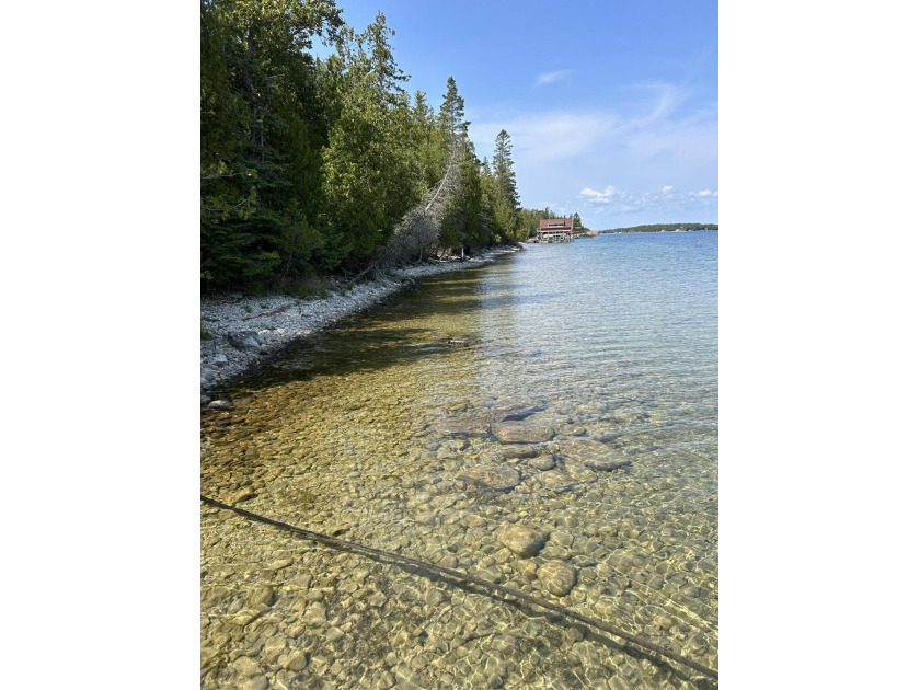 Beautiful waterfront lot offering 150 feet on the pristine - Beach Lot for sale in Cedarville, Michigan on Beachhouse.com