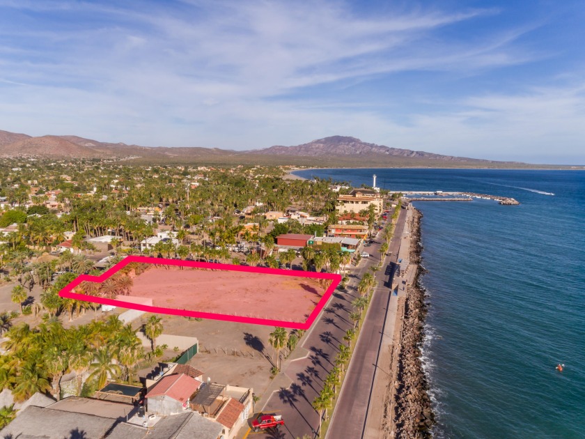 This prime development site on a corner lot directly overlooks - Beach Lot for sale in Loreto, Baja California Sur on Beachhouse.com