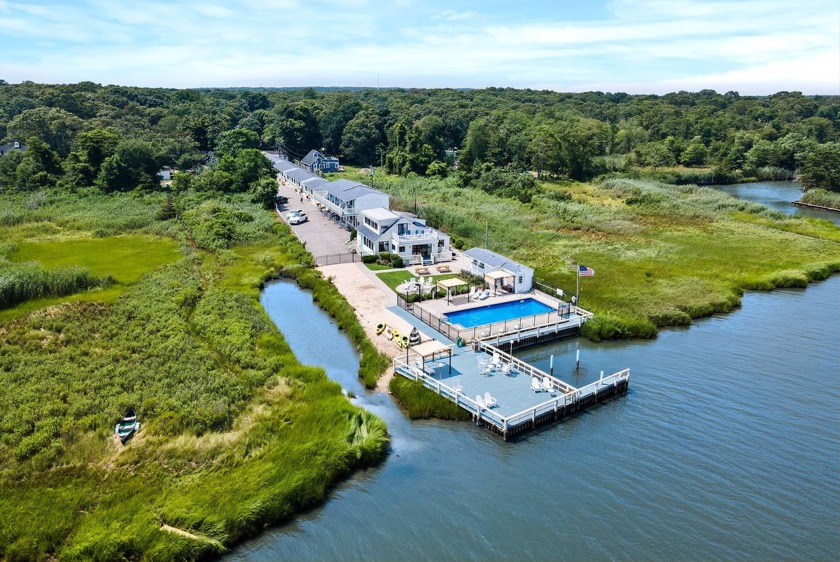 This waterfront hotel features 27 rooms, pool, clubhouse, and a - Beach Commercial for sale in Hampton Bays, New York on Beachhouse.com