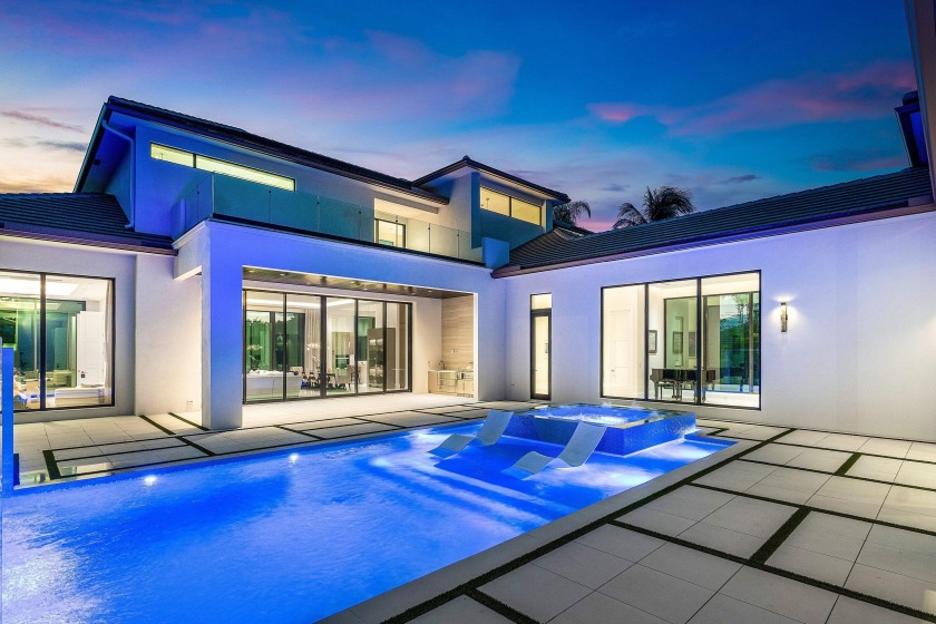 An architectural gem newly constructed in 2024, this - Beach Home for sale in Boca Raton, Florida on Beachhouse.com