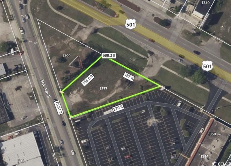 This 0.63-acre out-parcel is located at the intersection of - Beach Commercial for sale in Myrtle Beach, South Carolina on Beachhouse.com