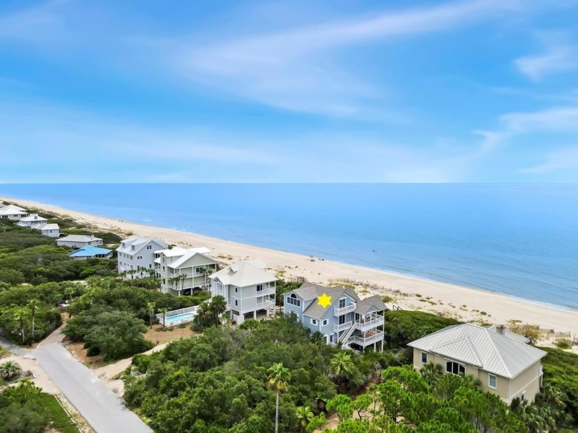 A Beautiful Towering 5 Bedroom Beachfront home located on the - Beach Home for sale in St. George Island, Florida on Beachhouse.com