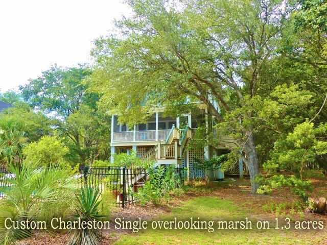 Custom Charleston Single featuring 3 bedrooms, 3.5 bath home on - Beach Home for sale in Edisto Island, South Carolina on Beachhouse.com