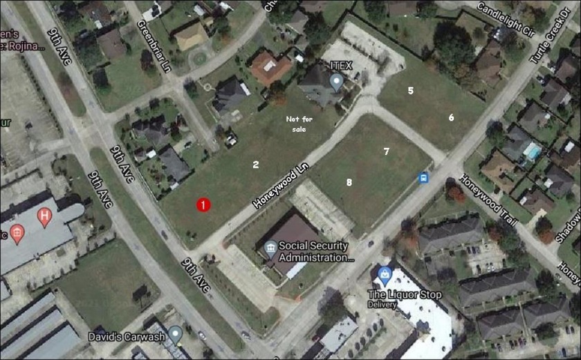 Zoned Light Commercial (Commercial/Retail), this centrally - Beach Lot for sale in Port Arthur, Texas on Beachhouse.com