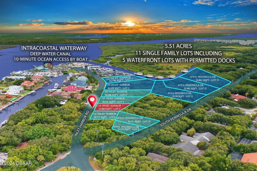 Build your dream home in the highly desirable Inlet Harbor - Beach Lot for sale in Ponce Inlet, Florida on Beachhouse.com