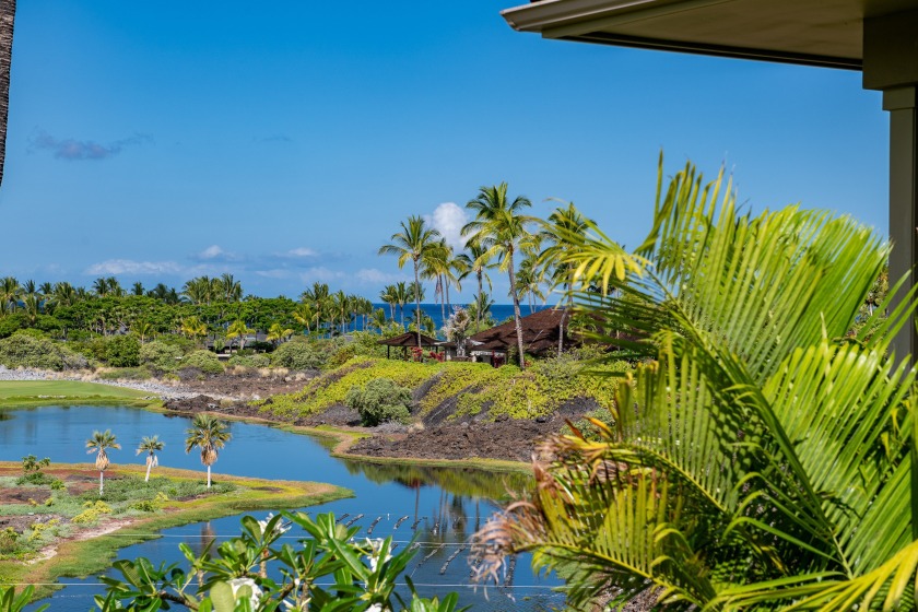 Enjoy panoramic Hualalai Mountain, ocean, and Ke'olu Golf Course - Beach Condo for sale in Kailua Kona, Hawaii on Beachhouse.com