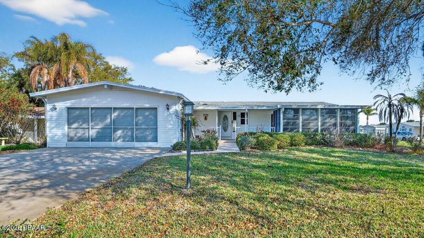 This well-maintained three-bedroom, two-bathroom manufactured - Beach Home for sale in Oak Hill, Florida on Beachhouse.com