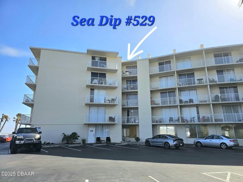 Top floor, stunning unit 529 with amazing ocean views at Sea Dip - Beach Condo for sale in Daytona Beach, Florida on Beachhouse.com