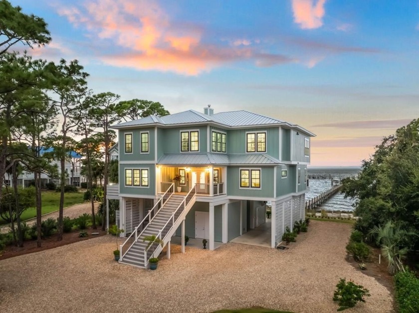 Premier, one of a kind bayfront home with prime boating access - Beach Home for sale in St. George Island, Florida on Beachhouse.com