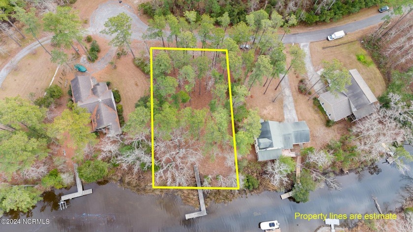 Waterfront homesite with dock in-place on Otter Creek. Moments - Beach Lot for sale in Oriental, North Carolina on Beachhouse.com