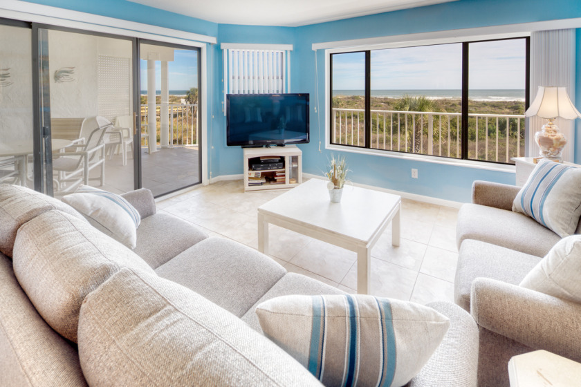 CRC 1201 - Oceanfront Condo Right on the - Beach Vacation Rentals in St Augustine, Florida on Beachhouse.com