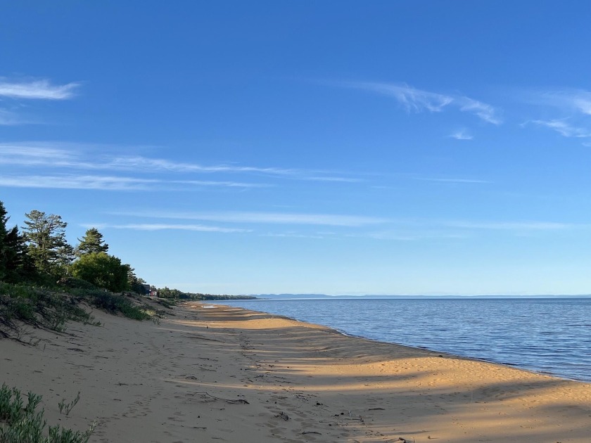 Walkable beach miles in either direction on Lake Superior - Beach Lot for sale in Paradise, Michigan on Beachhouse.com