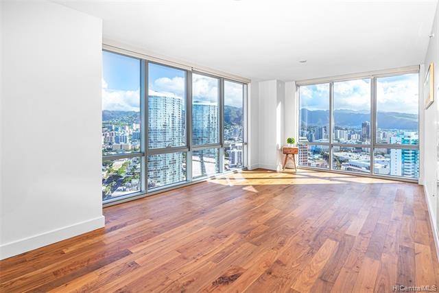 Enjoy the beautiful view from this high-floor corner unit with - Beach Condo for sale in Honolulu, Hawaii on Beachhouse.com