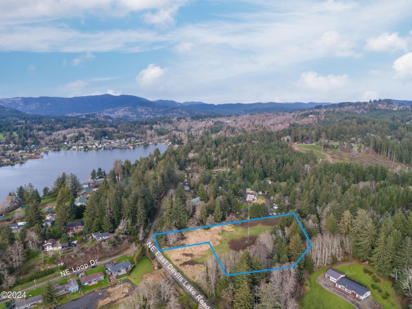 Bank owed 3.81 acre parcel.   Nearby public Lake Access, and - Beach Acreage for sale in Otis, Oregon on Beachhouse.com