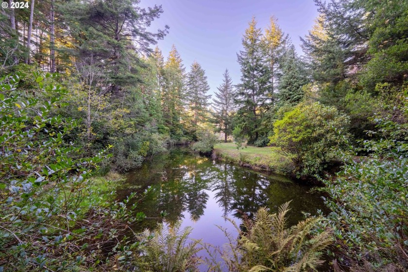 RARE TROUT POND ESTATES LAKE FRONT LOT THAT INCLUDES THE LAKE! - Beach Lot for sale in Bandon, Oregon on Beachhouse.com