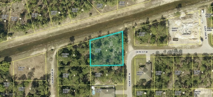 OVER-SIZED CORNER CANAL LOT in northwest Lehigh Acres.  This lot - Beach Lot for sale in Lehigh Acres, Florida on Beachhouse.com