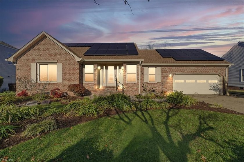 Elegant ranch home located on lake in sought after Hunningdon - Beach Home for sale in Chesapeake, Virginia on Beachhouse.com