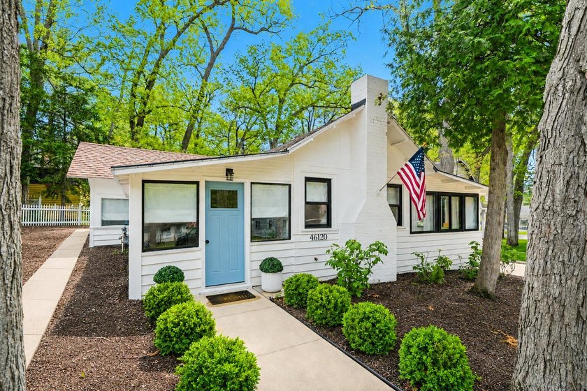 Welcome to a rare opportunity in Grand Beach, a fully renovated - Beach Home for sale in New Buffalo, Michigan on Beachhouse.com