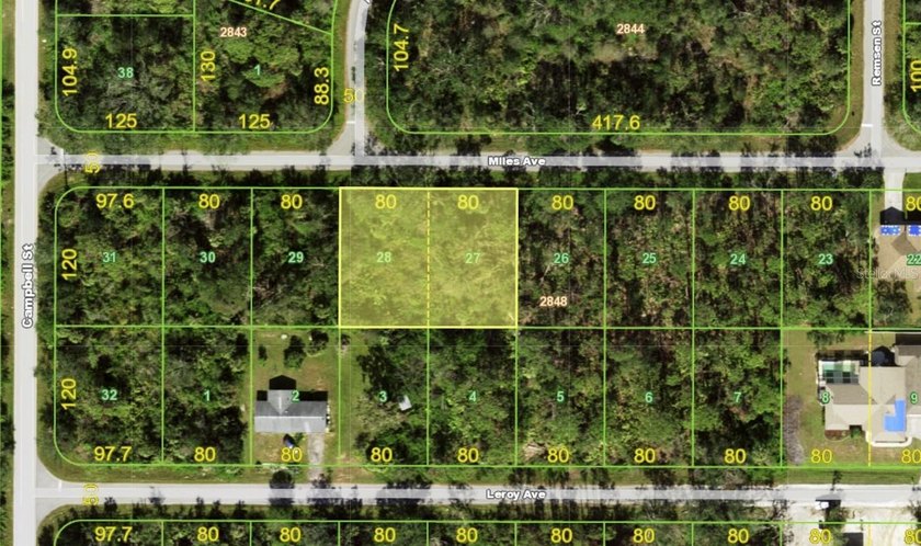 Secure your slice of Southwest Florida with this RARE DOUBLE LOT - Beach Lot for sale in Port Charlotte, Florida on Beachhouse.com