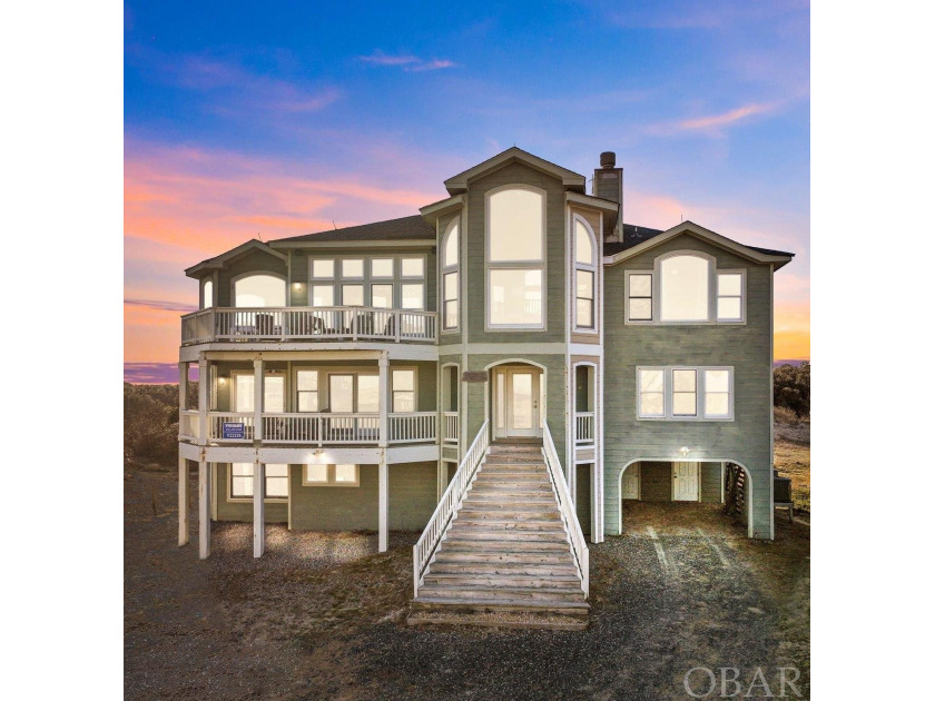 Sitting on a corner lot with Beautiful Ocean Views this large 6 - Beach Home for sale in Corolla, North Carolina on Beachhouse.com
