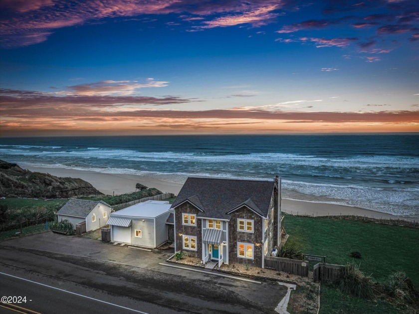 Nestled along the picturesque shores of the Pacific Ocean in - Beach Home for sale in Yachats, Oregon on Beachhouse.com