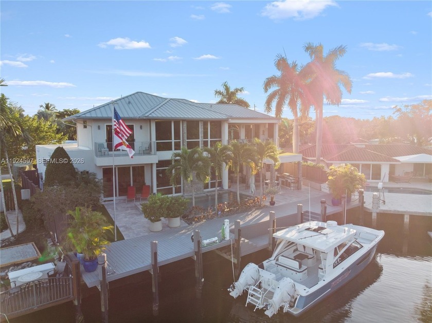 A striking modern waterfront estate completed in 2019 by Barron - Beach Home for sale in Fort Lauderdale, Florida on Beachhouse.com
