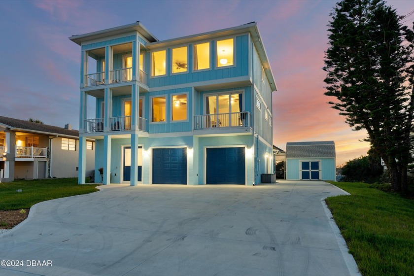 COMPLETED 2023. OCEAN AND INTRACOASTAL VIEWS. GLASS FRONT - Beach Home for sale in Flagler Beach, Florida on Beachhouse.com