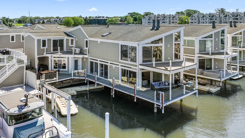 Spectacular harbor views are yours in this beautifully appointed - Beach Condo for sale in New Buffalo, Michigan on Beachhouse.com