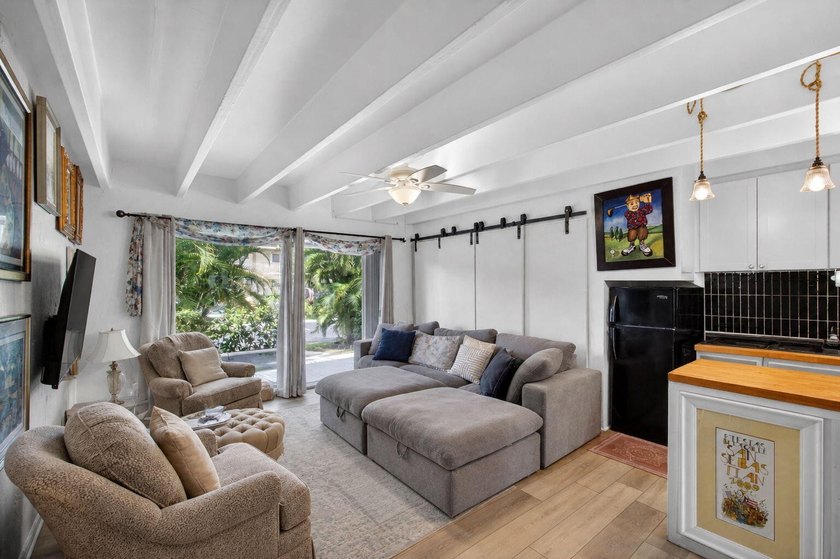 Consistent plank flooring throughout & standout counter space in - Beach Lot for sale in Palm Beach, Florida on Beachhouse.com